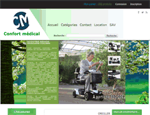 Tablet Screenshot of confortmedical-maubeuge.com